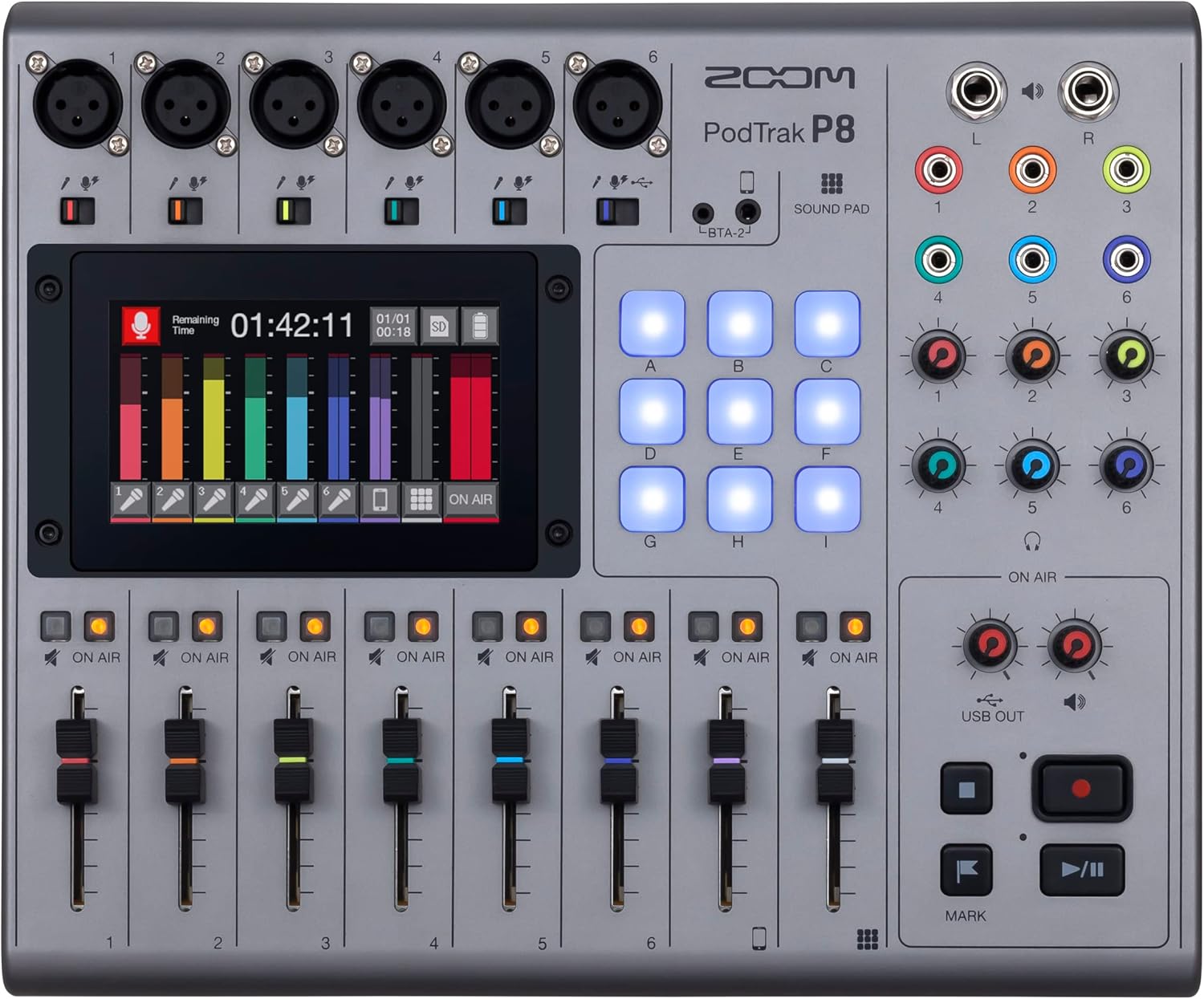 Zoom PodTrak P8 Mixer and Recorder