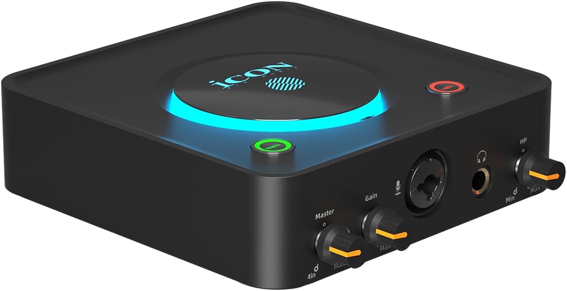 iCON Pro Audio U Solo Live professional recording USB interface Black