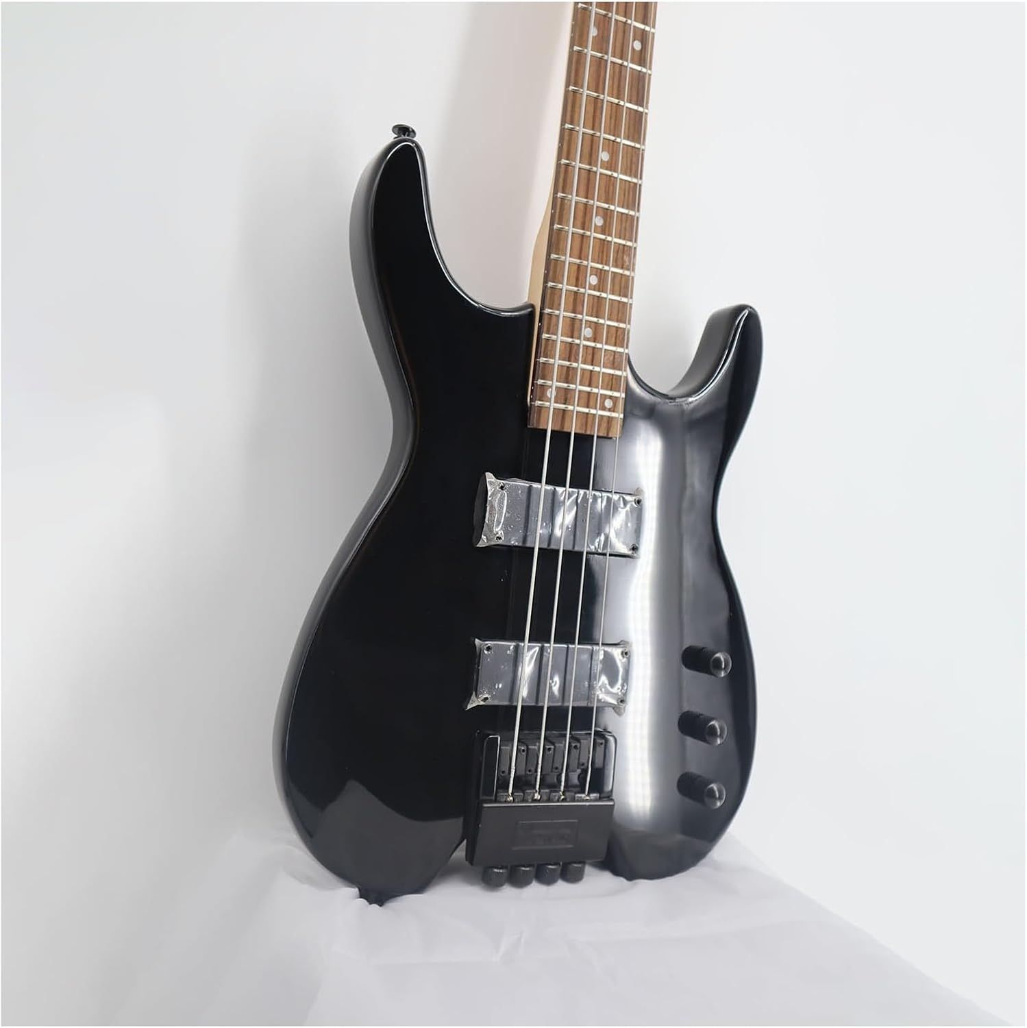 VENEKA Headless Electric Guitar 41 Inches with HH Style Active Pickup Headless 6 String Mahogany Body Electric Guitar