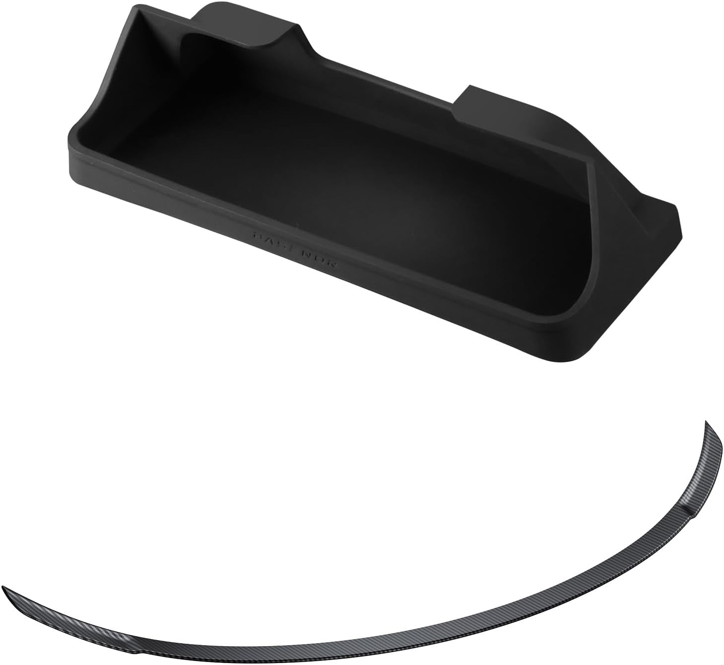 BASENOR Upgrade Tesla Model Y Pro Spoiler and Tesla Model 3 Model Y Center Console Sunglasses Holder