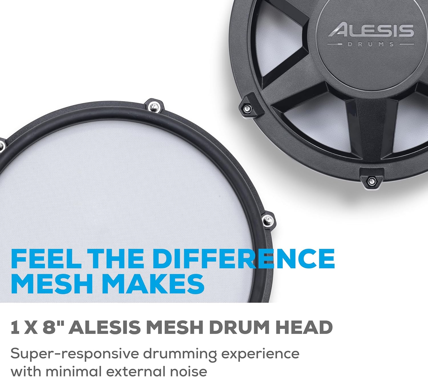 Alesis Nitro Max Kit 10 Piece Electric Drum Set with Quiet Mesh Pads, 10