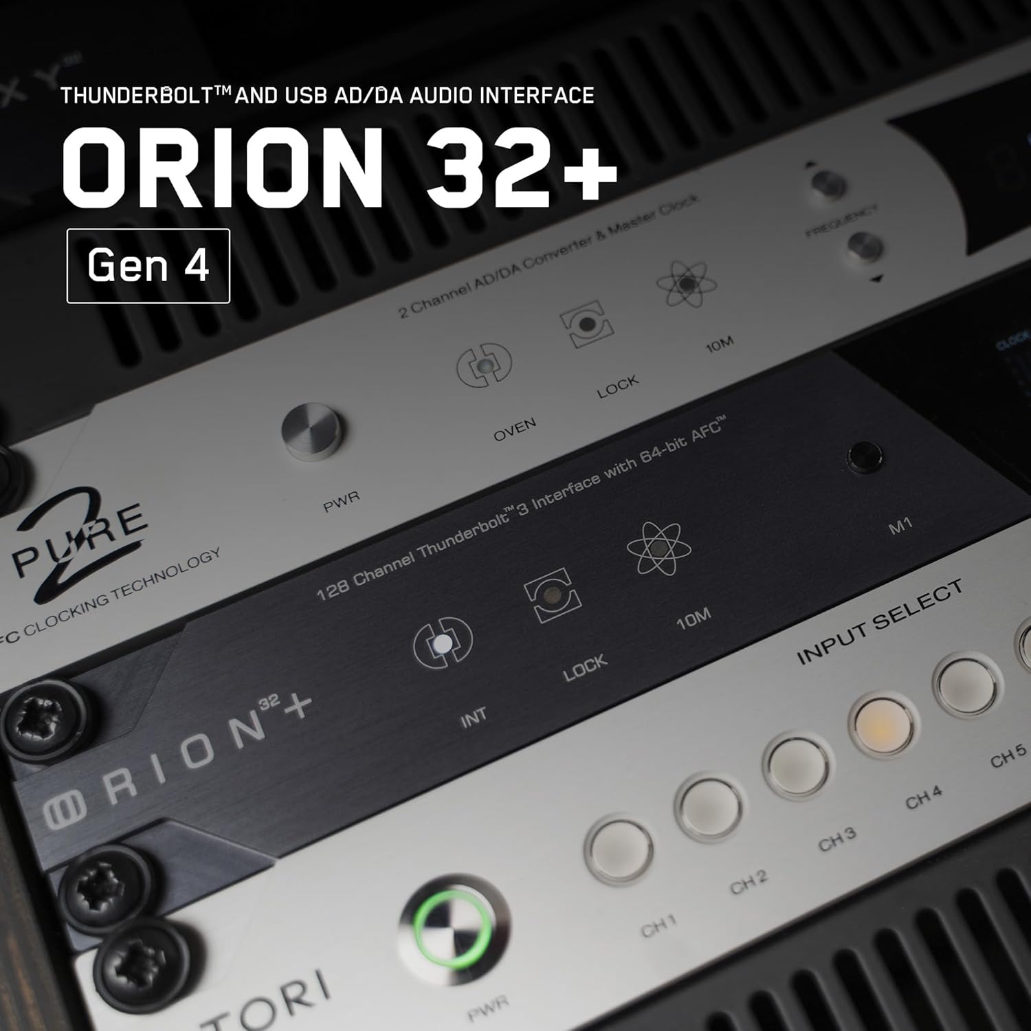 Antelope Audio USB Audio Interface w/32 Channel Mixing, Recording Studio Equipment for Production — Thunderbolt 3 Pro Audio Device Orion 32+ Gen 4 for PC Computer — Windows, macOS