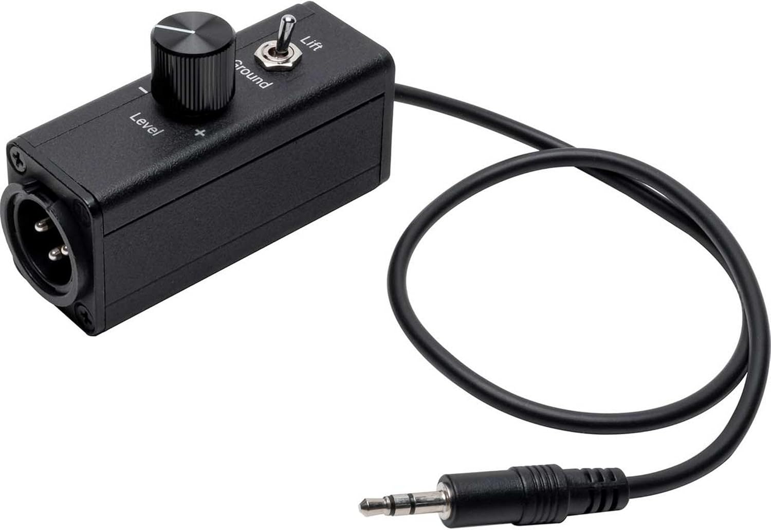Sescom SES-LAPADAP-GL 3.5mm to 3-Pin XLR Laptop to Mic Level Adapter Interface