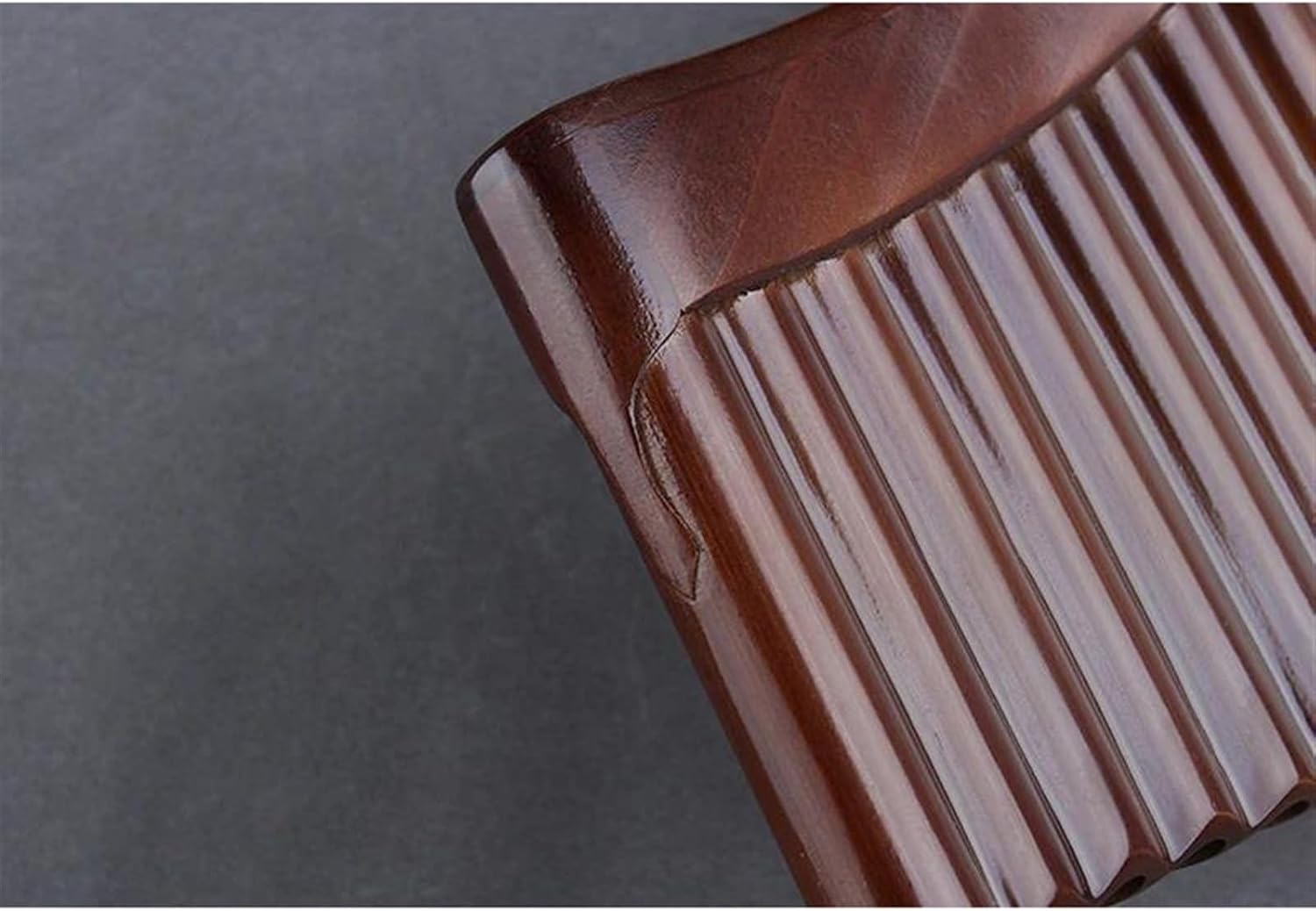 pan flute for beginners 22 Pipes Pan Flute C Key Woodwind Instrument Chinese Traditional Musical Purely Handmade (Color : Right)