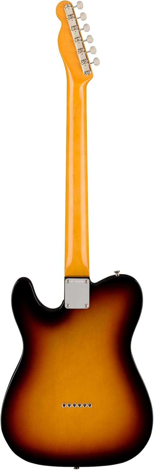 Fender American Vintage II 1963 Telecaster - 3-Color Sunburst Bundle with Case, Hat, Strap, Cable, and Guitar Cleaning Kit