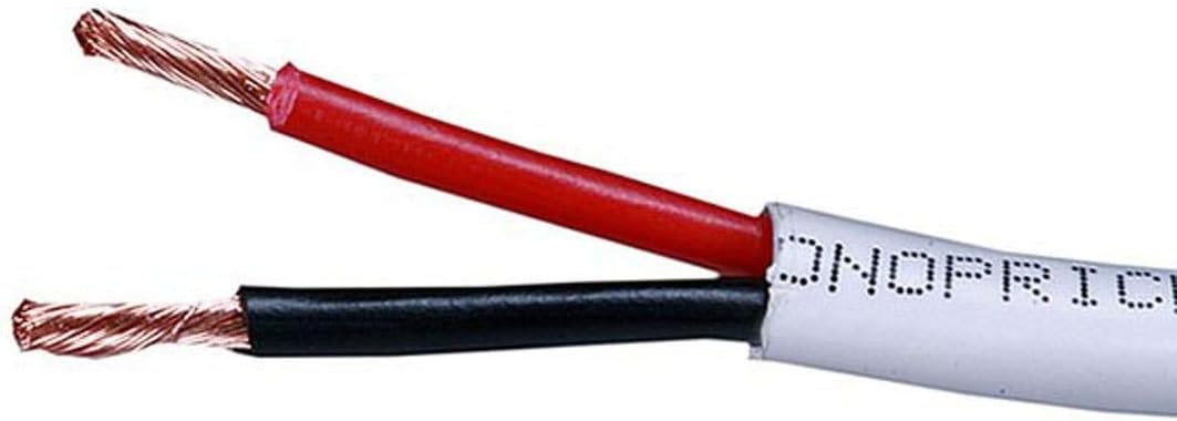 Monoprice 100ft 14AWG CL2 Rated 4-Conductor Loud Speaker Cable (For In-Wall Installation)