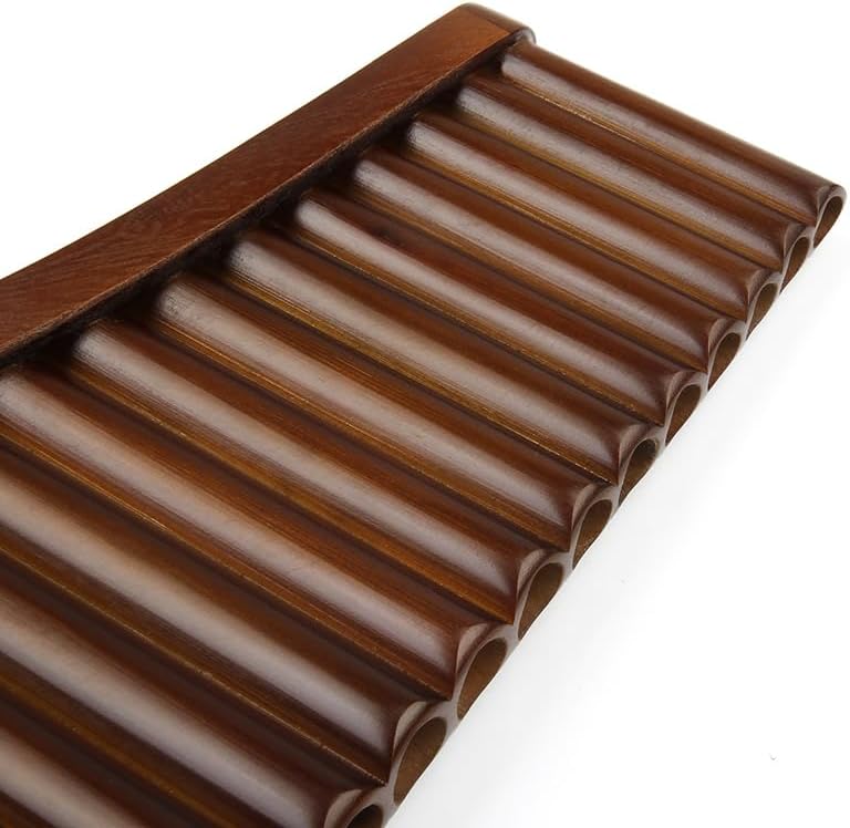 22 Pipes Brown Pan Flute G Key Chinese Traditional Musical Instrument Pan Pipes Woodwind Instrument