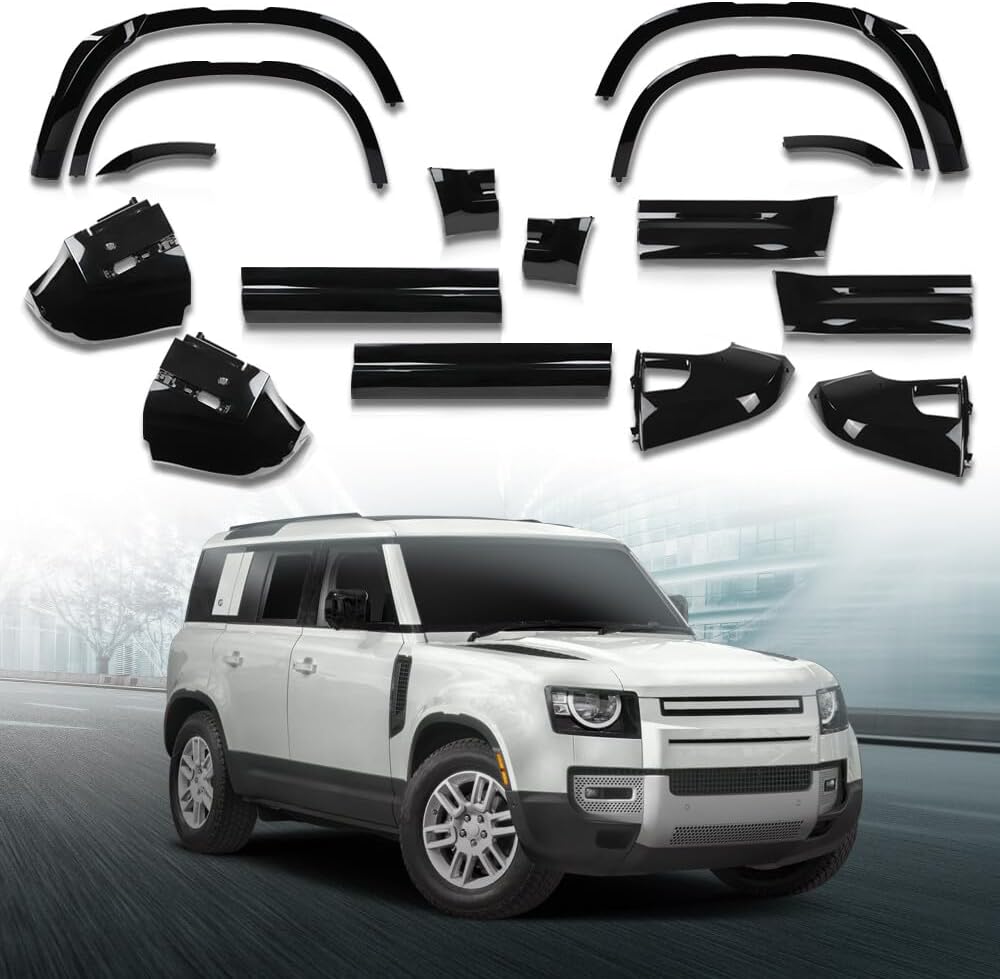 Compatible with 20-24 Defender 110 Bumper Corner Side Skirt Fender Flare Kit Car Truck Parts NO U-056396