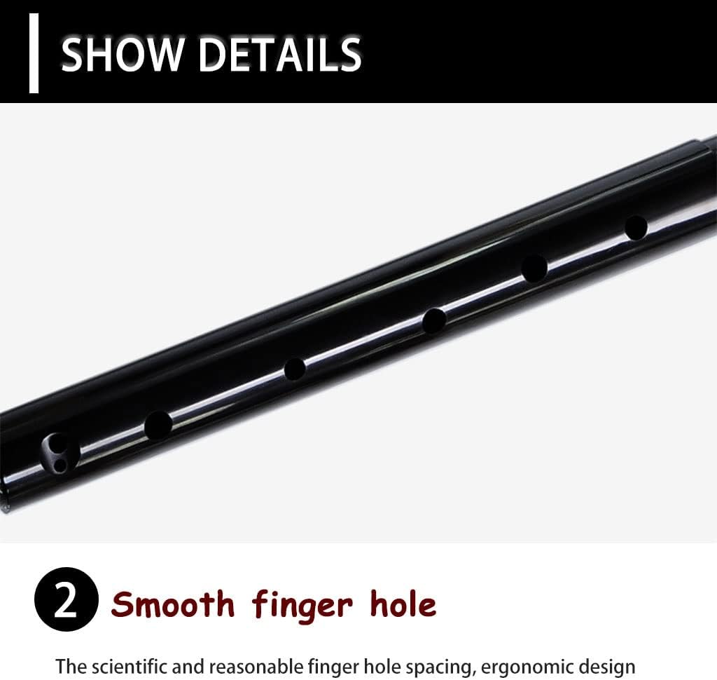 Recorders Professional Band Performance Recorder Set, 8-Hole Baroque Style Recorder with Storage Bag, 3-Section Wind Instrument, with Cleaning Stick + Lanyard