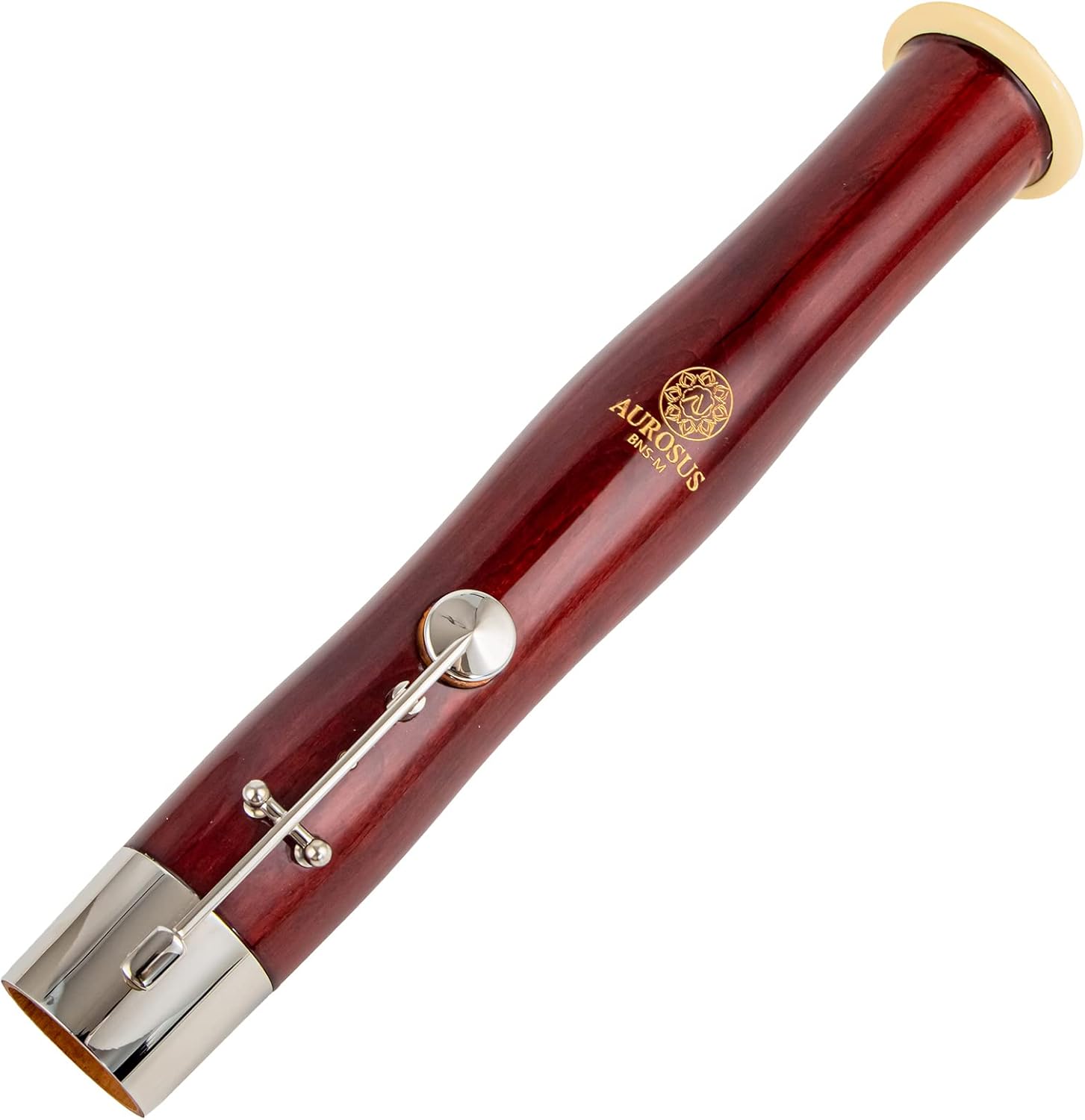 BNS-M maple wood bassoon c key full german key system with silver plating whisper and lock key woodwind instrument with high grade case accessories for student to intermediate instrument