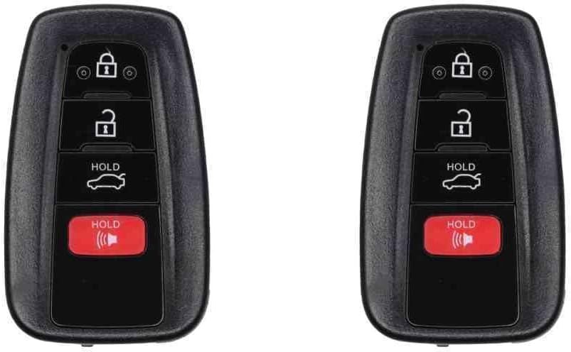Replcament Smart Key Fob for Toyota Corolla 2021 FCC HYQ14FBN Part Number 8990H-02030 8990H-12010 Pack of 2