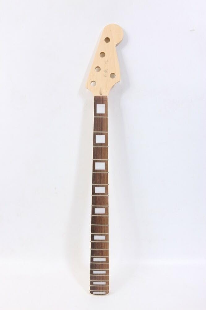 Bass Guitar NNeck 20 Fret 34 Inch Reverse Head Maple Rosewood Fretboard Dot #B5