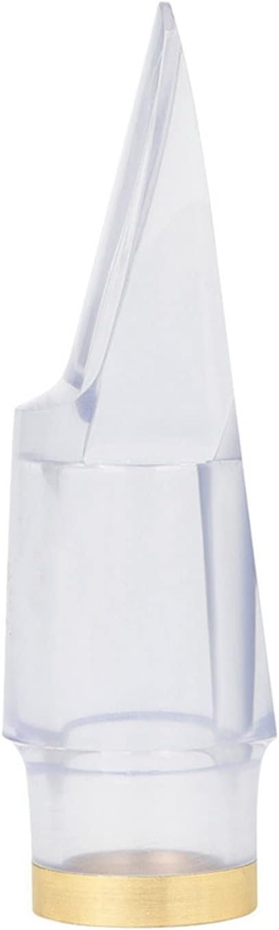 Saxophone Parts Alto Saxophone Flute Head Set with Flute Head Transparent ABS+Cap+Clip Woodwind Instrument Accessories