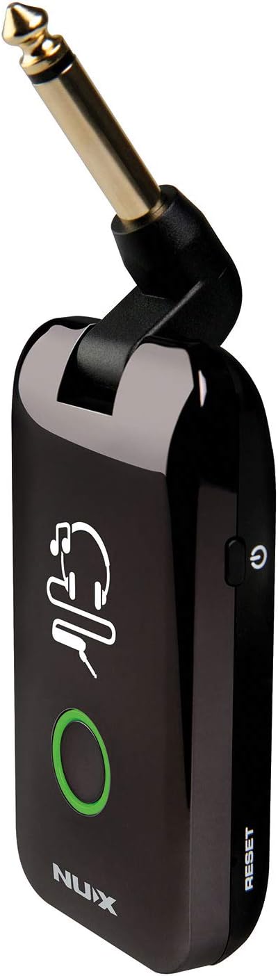 NUX Mighty Plug MP-2 Guitar and Bass Modeling Headphone Amplug with Bluetooth,13 Amplifier Models,20 IR,19 Variety of Effects