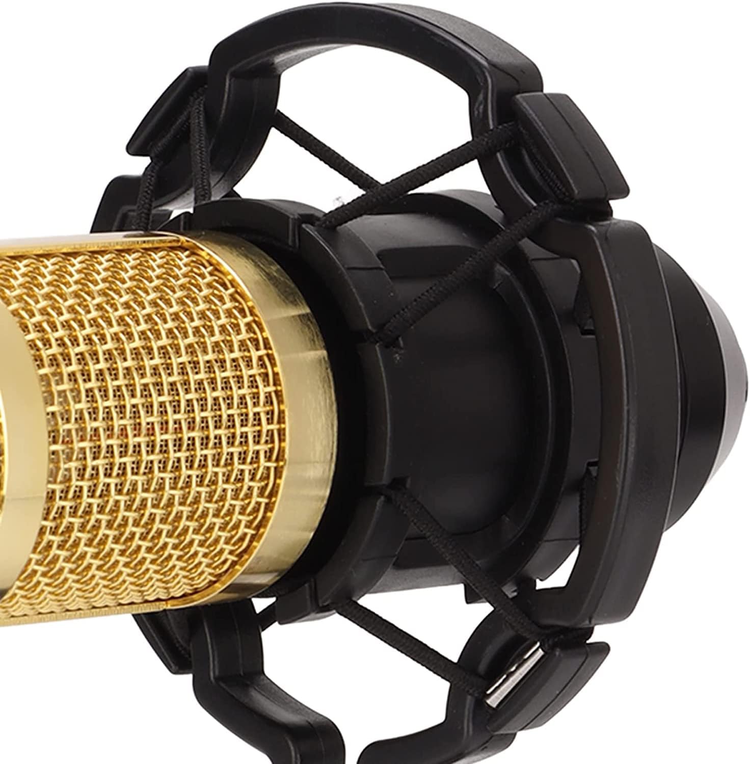 Studio Microphone, with Shockproof Mount Condenser Microphone XLR to 3.5mm/0.1in Cable Professional Cardioid for Gaming for Podcasting