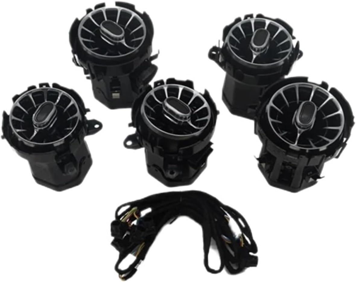 Car LED Interior Accessories Light Air Conditioning Turbo Front Air Vent Ambient Light Compatible for Benz GLB W247