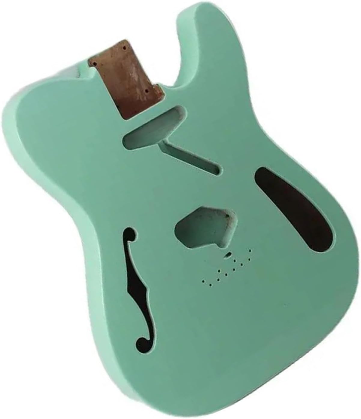 Guitar Body Guitar Replacement Parts Green Electric Guitar Body Alder Wood With Semi-hollow 