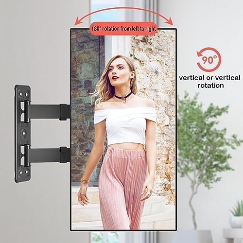TV Wall BracketTV Wall Mount Bracket - with Articulated Rotation and Tilt, TV Bracket with 0-90° Horizontal and Vertical Screen Rotation, for 32-60 Inch Screen