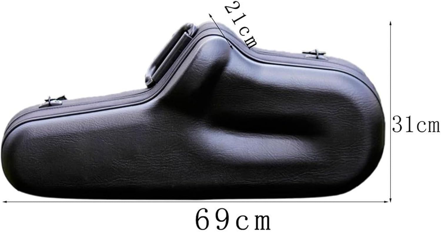 Eb Alto Saxophone Electrophoretic Gold E Flat Sax Musical Woodwind Instrument With Leather Case Mouthpiece Reeds