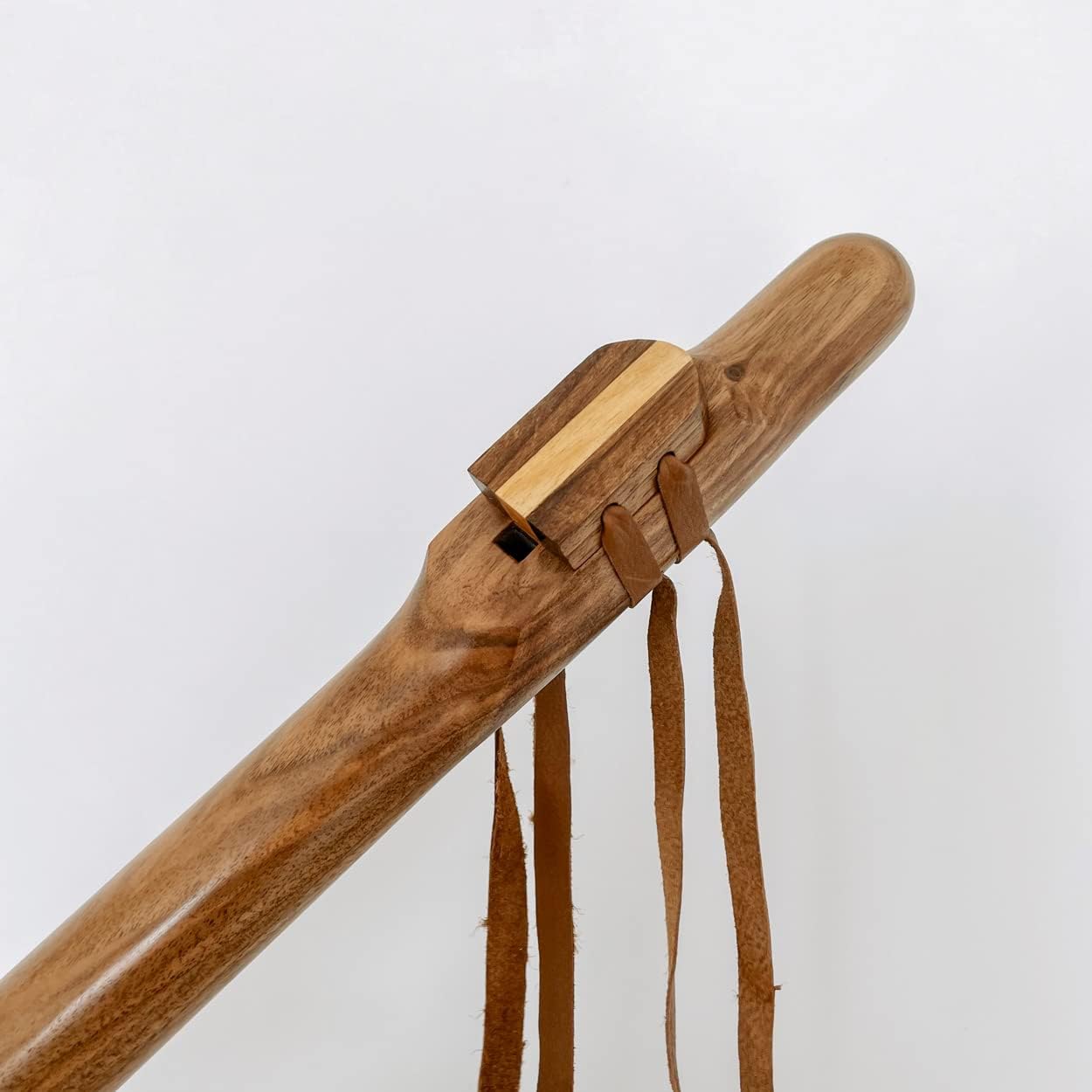 Walnut Bass Flute Low C# 432 Hz - Native American Style