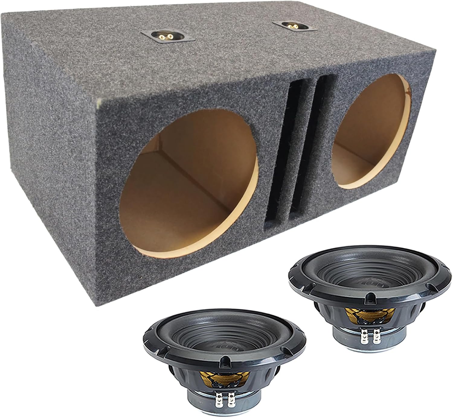 Alpine SPL Bass Subwoofer Labyrinth Ported Dual 10