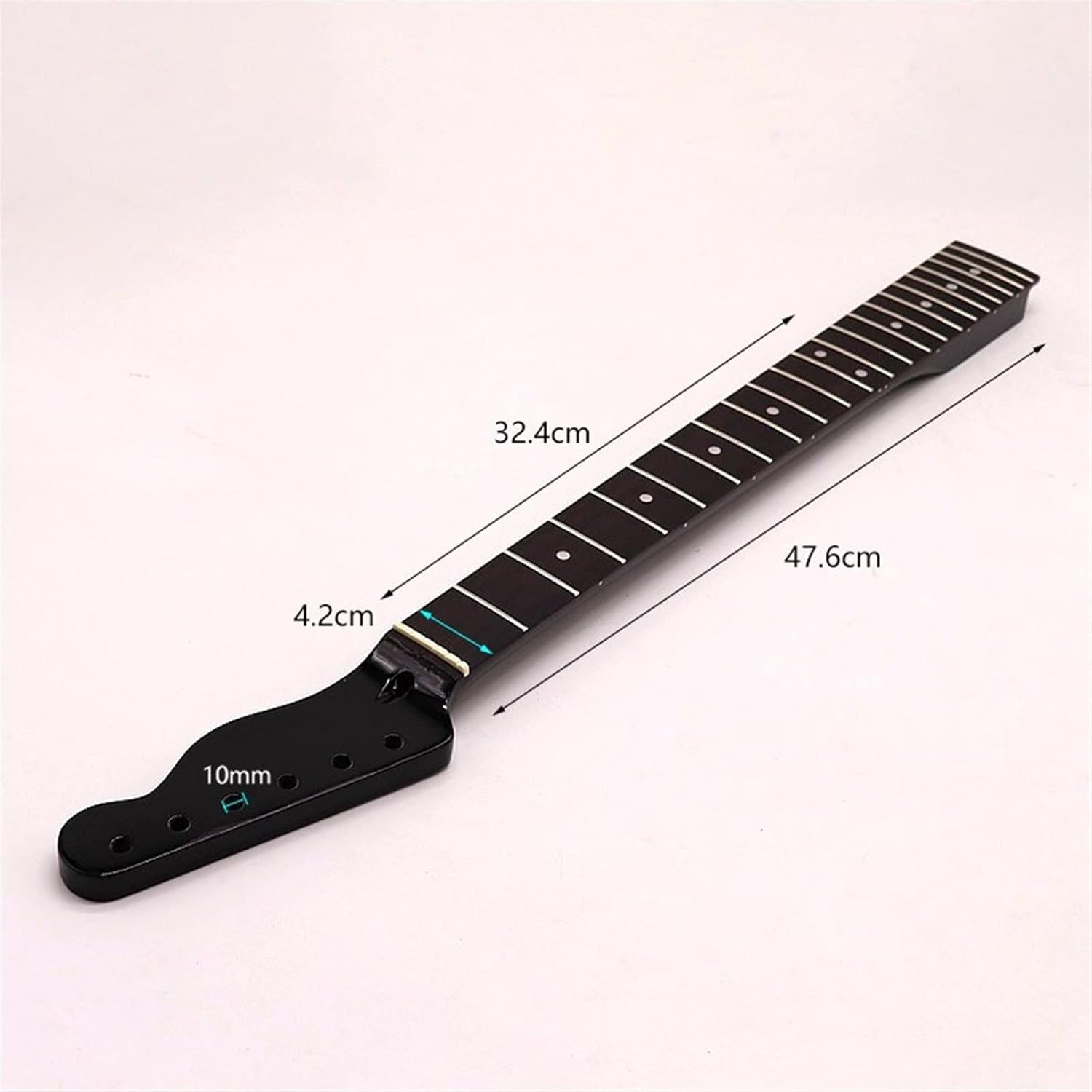 TSTS 6 String Guitar Neck Maple 22 Frets Rosewood Fingerboard for TL Guitar Neck Black Guitar ​Neck Replacement