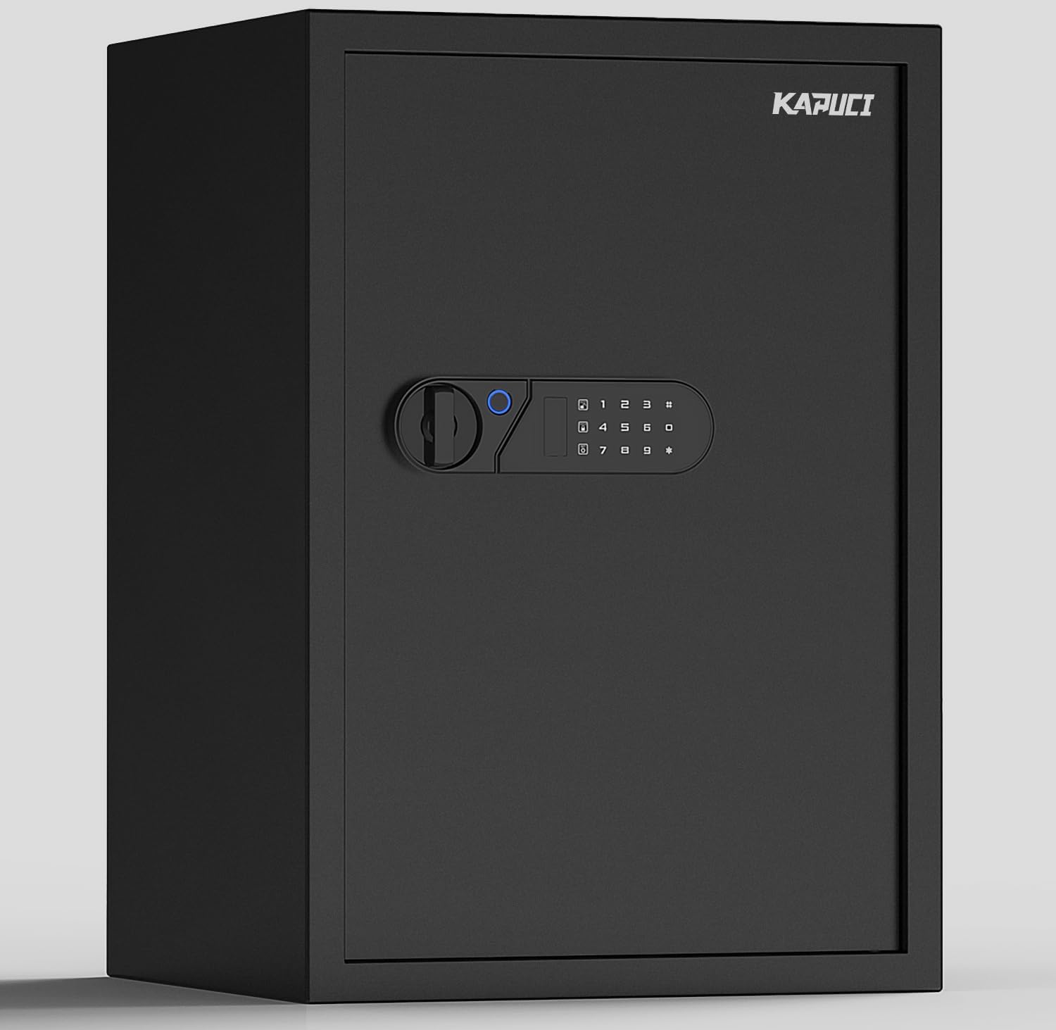 KAPUCI Biometric Fingerprint Touchscreen Small Home Security Safe (3.38 Cuft-Fingerprint)