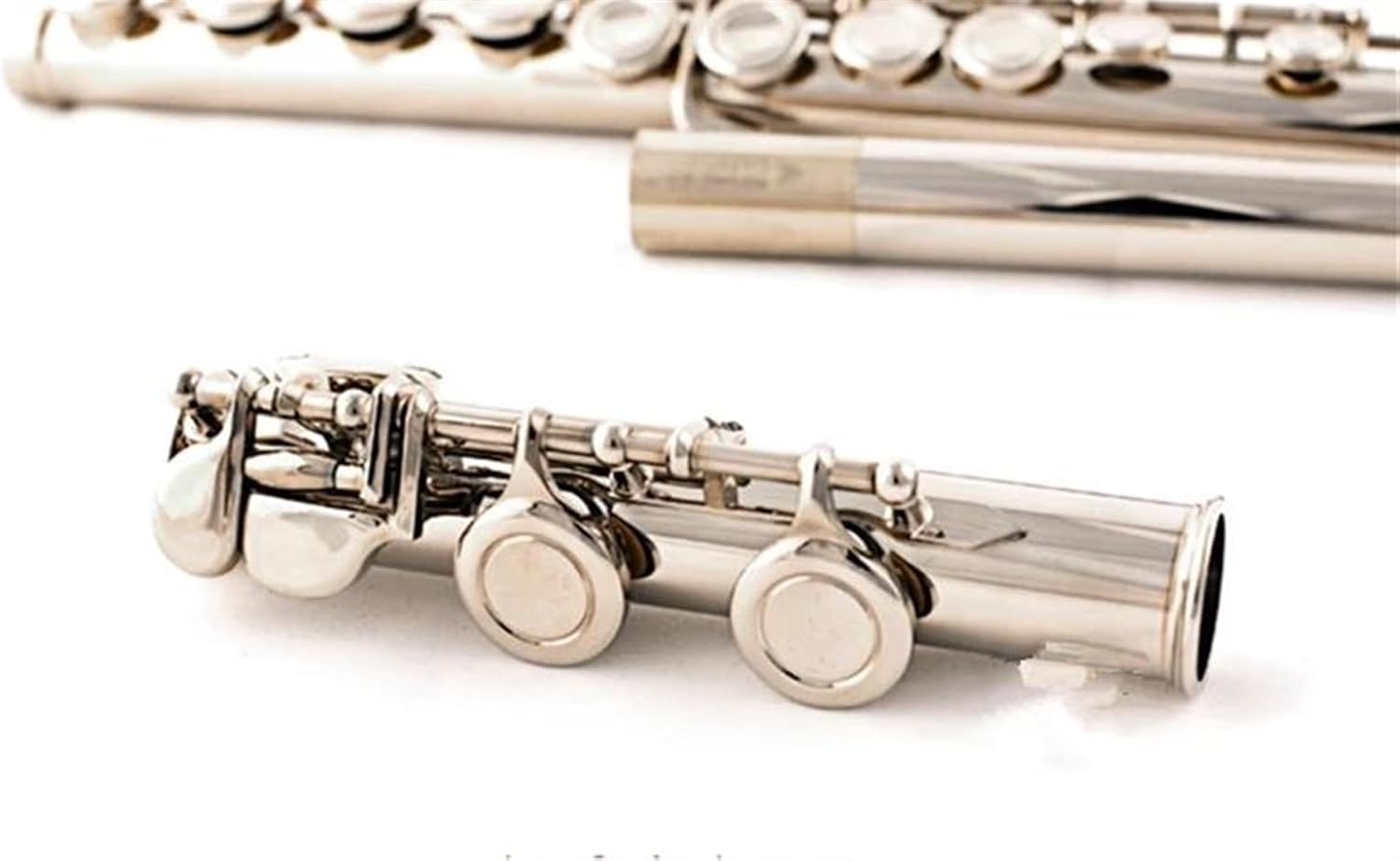 VBDEFRT C Key 16hole Flute Musical Instrument Professional Woodwind Silver Flute White Copper Dizi