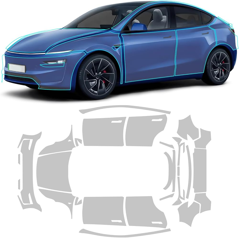 for 2025 2026 Tesla Model Y Juniper Precut Paint Protective Film 8.5 Mil TPU PPF Clear Car HD Scratch Exterior Accessories