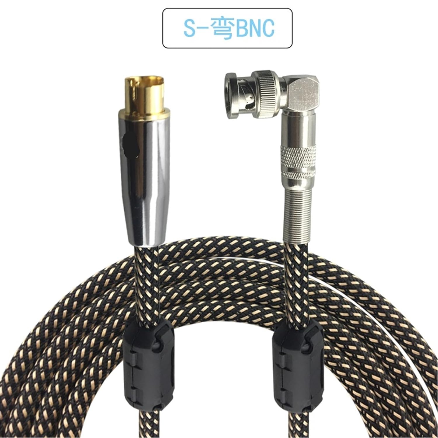 Video Cable 4 Pin Male S-Video to BNC Male Female 75-5 Monitor Video Signal Interconnect Cable Q9 Video Security Line OFC 1M 2M(S to L BNC Male,10m)