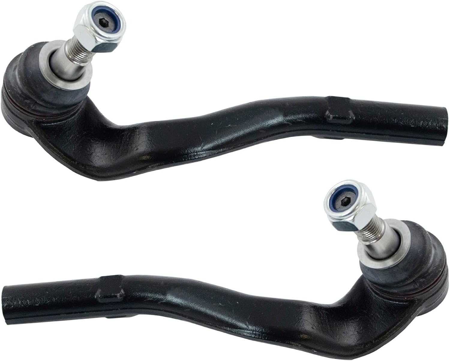 TRQ Front Outer Tie Rod Set 2 Piece Compatible with 2015-2017 Mercedes-Benz CLS400 2012-2017 CLS550 2014-2016 E250 2010-2016 E350 2013-2016 E400 2010-2011 E550