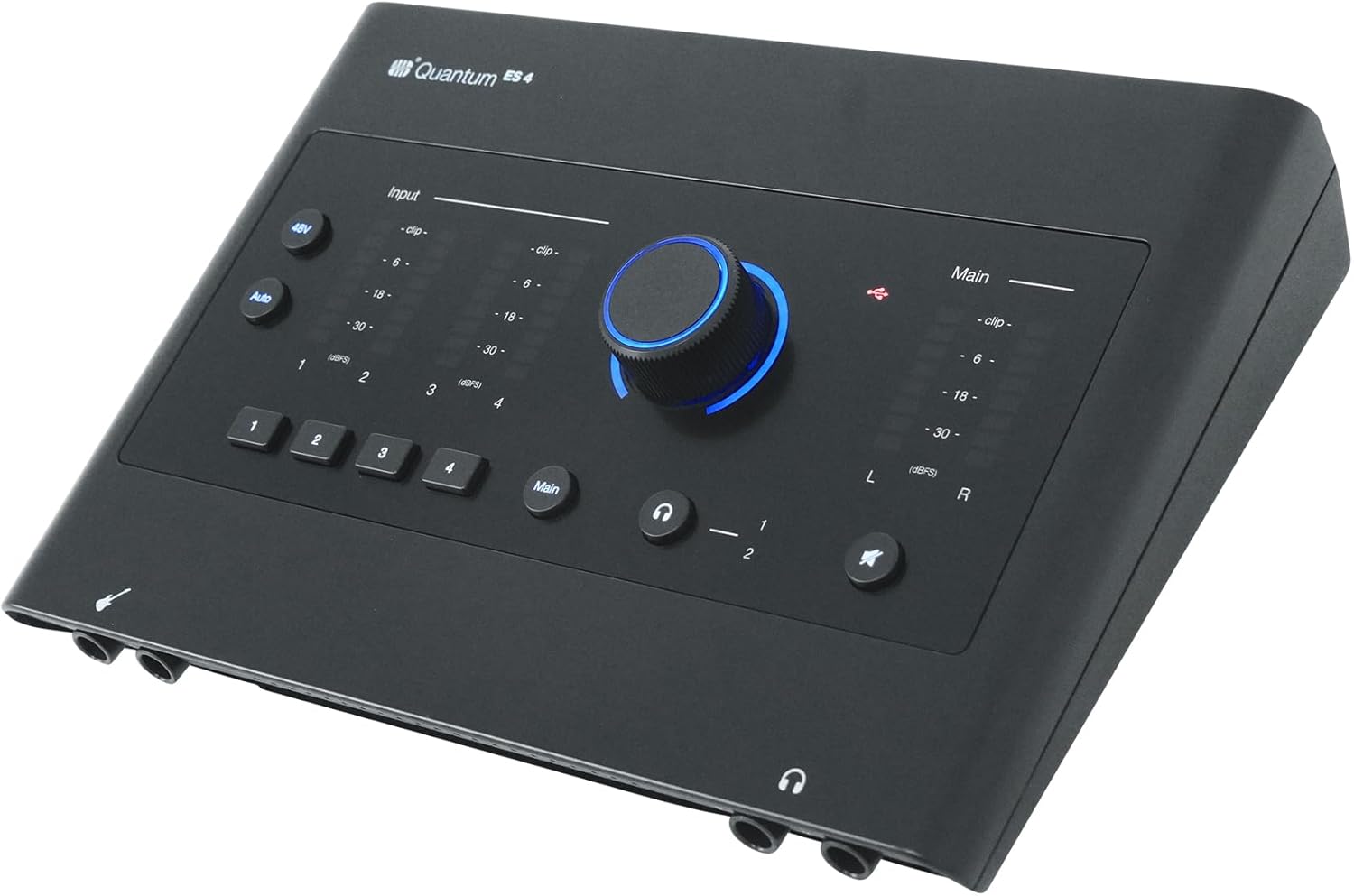 Audiosavings Bundle: (1) Presonus Quantum ES4 4 x 4, 24-bit / 192 kHz USB-C Audio Recording Interface Bundle with (1) Rockville RCM PRO Studio Condenser Microphone w Samsung Capacitors (2 Items)