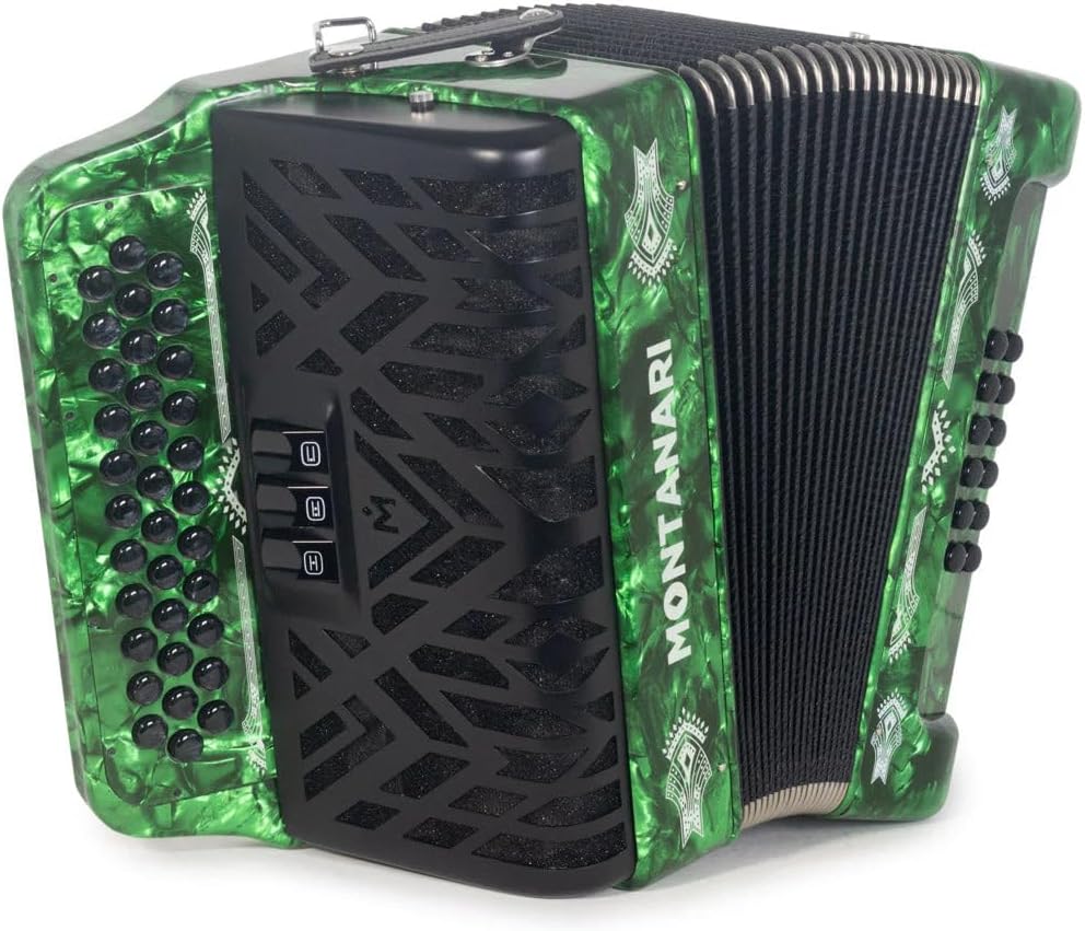 Montanari CM II Accordion 3 Switch 3412 EAD Green