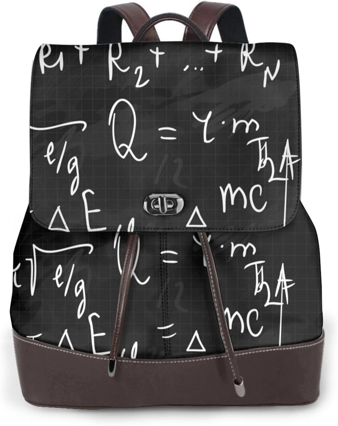 Educational Formula for Womens Backpack Purse Microfiber PU Anti-theft Large Fashion Designer Travel Bag Ladies Shoulder Bags