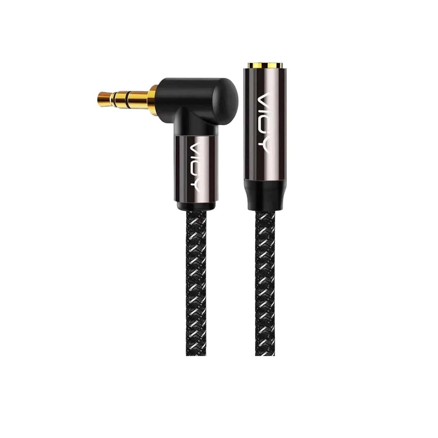 3.5mm Headphone Extension Cable 3.5mm TRS Jack Male to Female Stereo Aux Cord for Earphone Smartphone Laptop Speaker Car Etc(Pack of 5(M-F),1.5m)