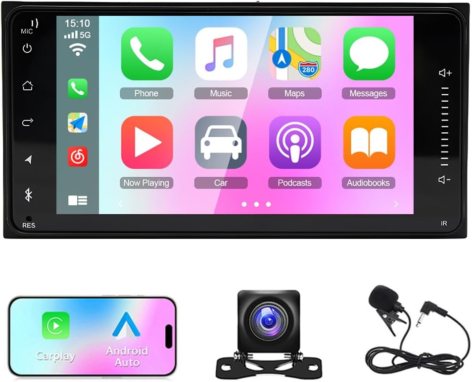 Android 14 Car Stereo Radio for Toyota Sequoia 2003-2007,Tundra 2000-2006,Tacoma 1998-2004,for 4Runner 2003-2009,7