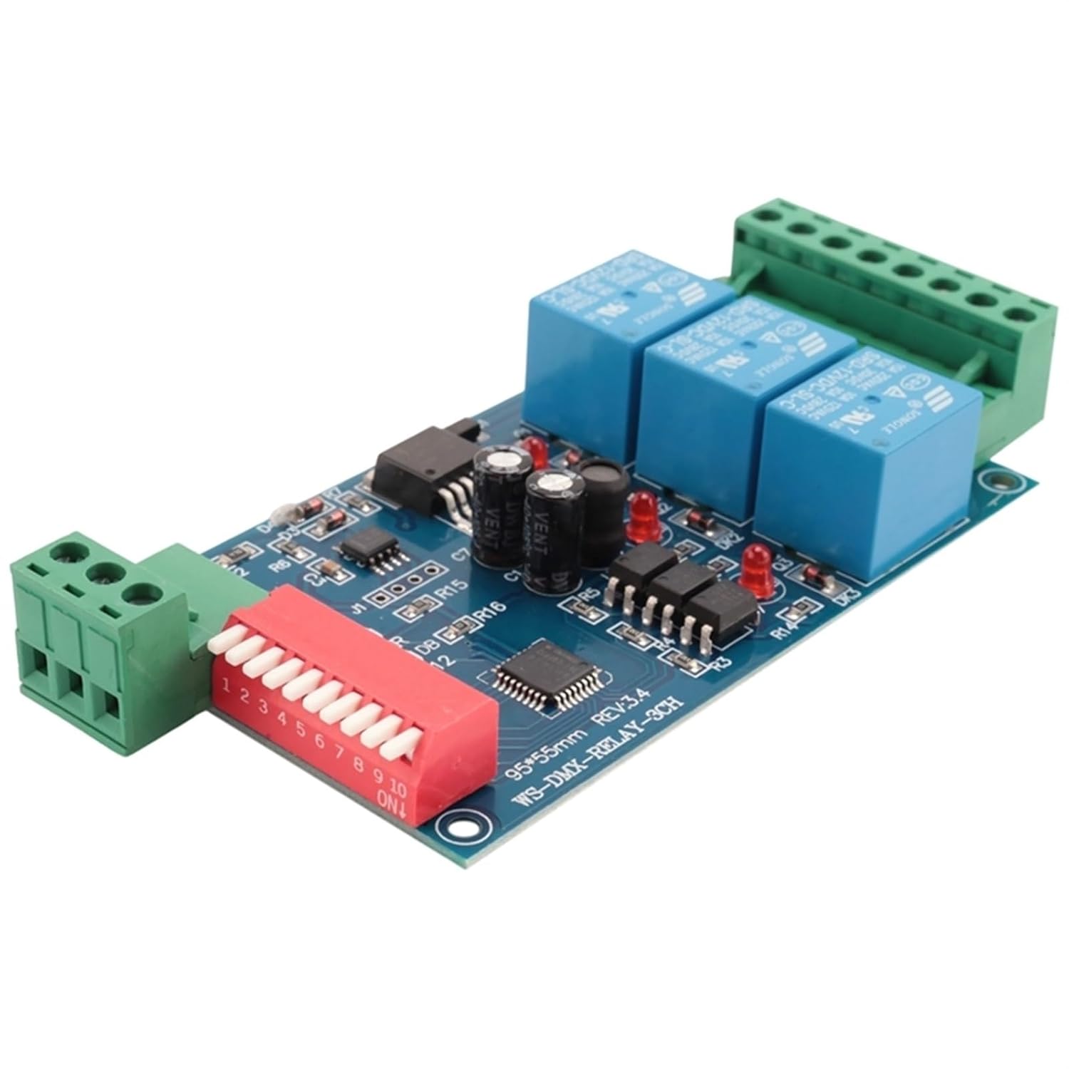 3CH DMX 512 Relay Output, LED Dmx512 Controller Board, LED DMX512 Decoder,Relay Switch Controller