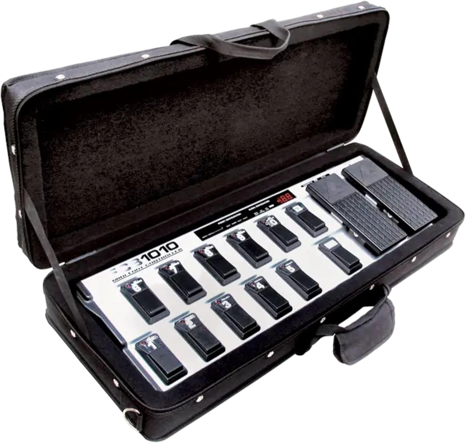 SKB 27”x 9” Foot Controller Soft Case Padded Bag, Rigid Foam Frame, Shoulder Strap and Double Zippers for DJ Controllers & Small MIDI Keyboards, Black