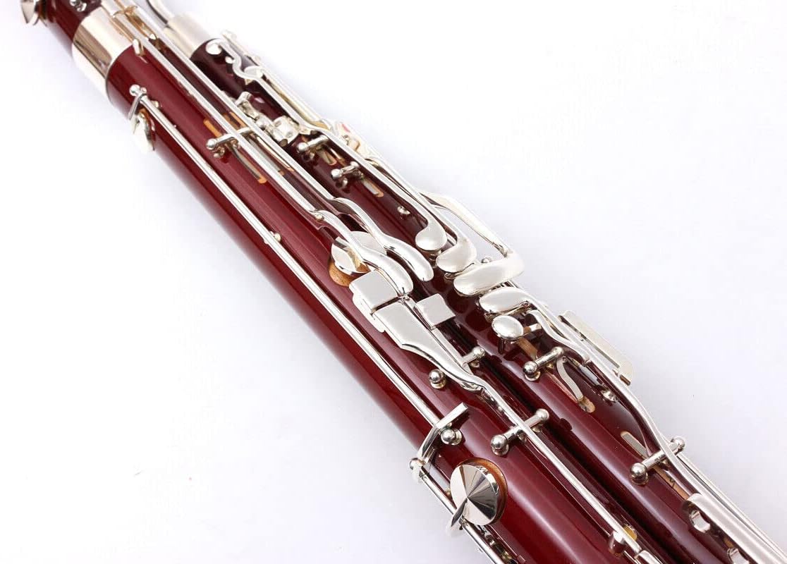 Advance C Key Bassoon Maple Wood C tone Silver plated 26 Keys Bassoon Woodwind Instrument with Case Accessories