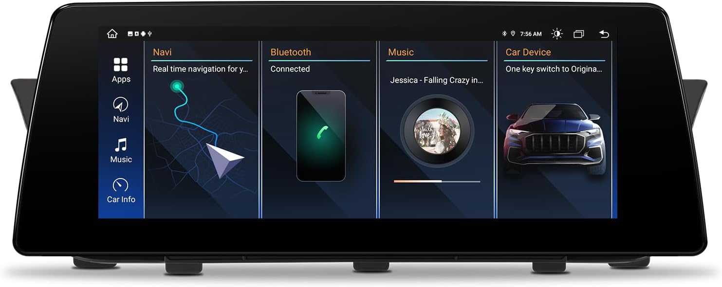 XTRONS 10.25 Inch IPS Touch Screen Car Stereo for BMW X1 E84 CIC, Android 13 Radio GPS Navigation for Car, Octa Core 8GB RAM 128GB ROM, Car Play Android Auto DSP 4G LTE 5Ghz WiFi