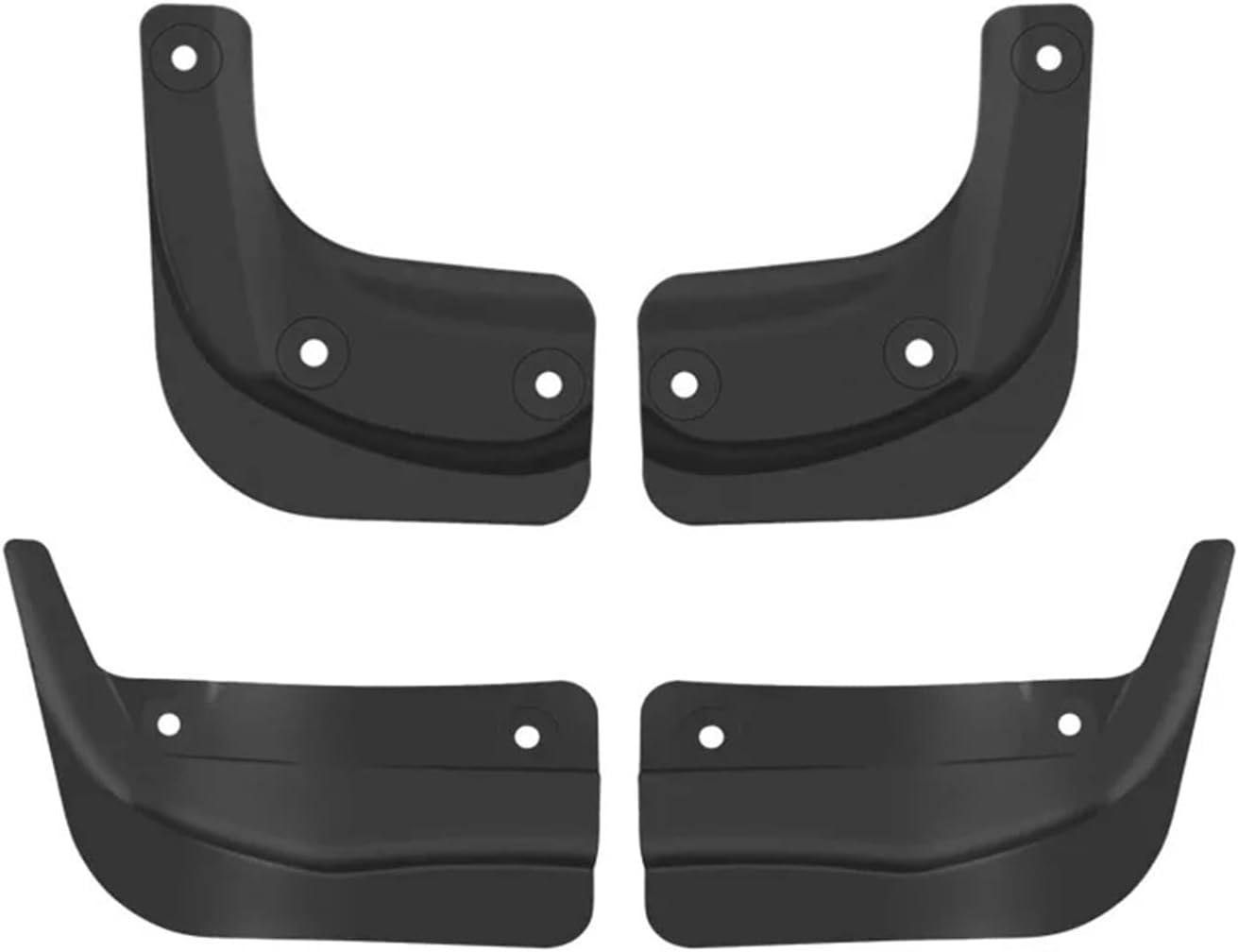 Compatible For Tesla's New Model3 Highland Car Short Fenders Without Punching Front and Rear Tires Fenders Splash Guards Car Accessories