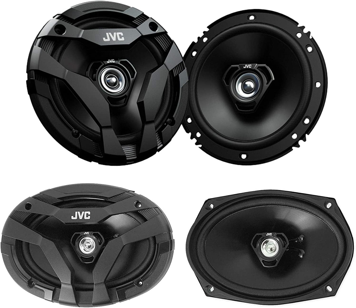(2) JVC CS-DF620 300w 6.5