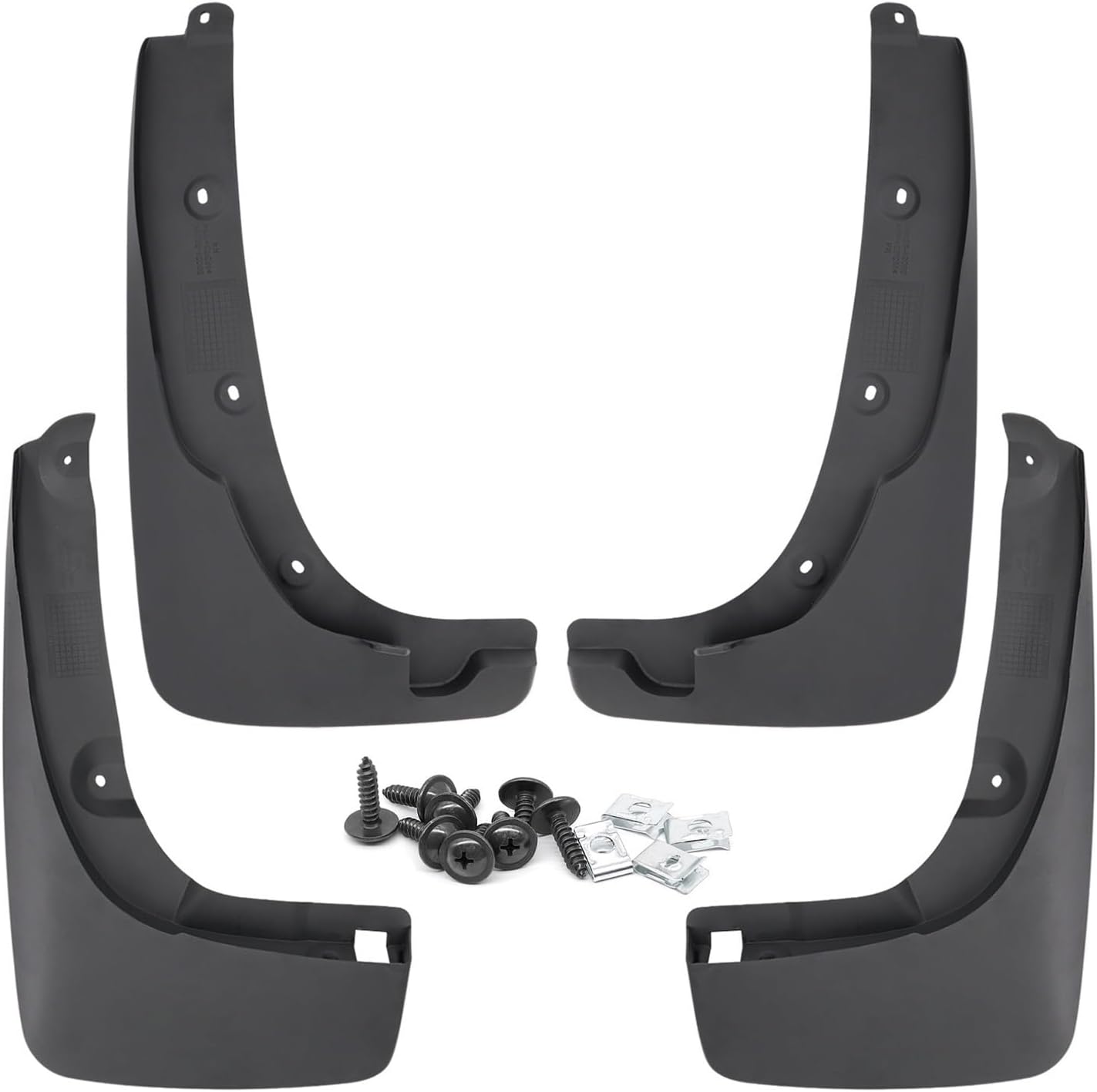 4Pcs/Set Front Rear Car Mud Flaps Splash Guards Fender Mudguards Compatible with Toyota RAV4 XA20 2nd Gen 2001-2005 Mudflaps 2002 2003 2004