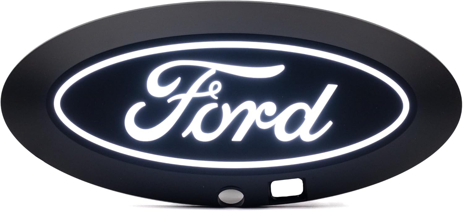 Putco 92602 2018-2020 Ford F-150 Illuminated LED Front Emblem - with Camera Cutout and Camera Washer