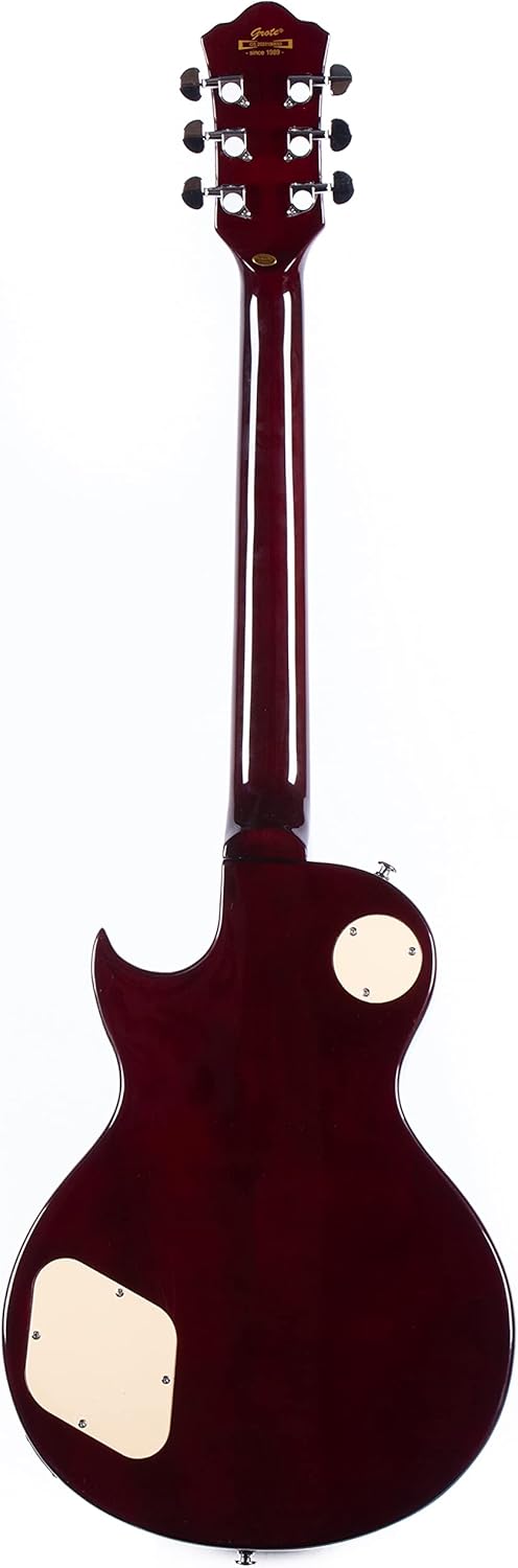 GROTE Guitar Solid Body Electric Guitar with Gigbag LPYS-006 (Red)