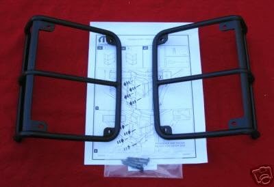 Mopar Jeep Wrangler 2007-2012 JK Black Metal Tailamp Guards OEM