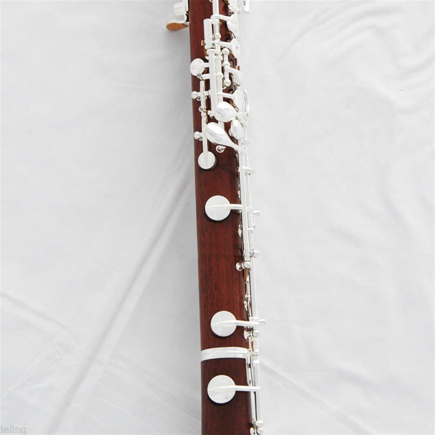 Professional Rose Wooden Silver Plated Keys Oboe C Key with Woodwind Instrument Wood Case