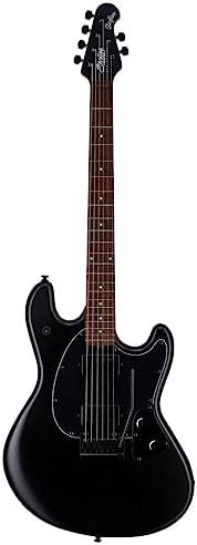 Sterling By MusicMan 6 String Solid-Body Electric Guitar, Right, Stealth Black (SR30-SBK-R1)
