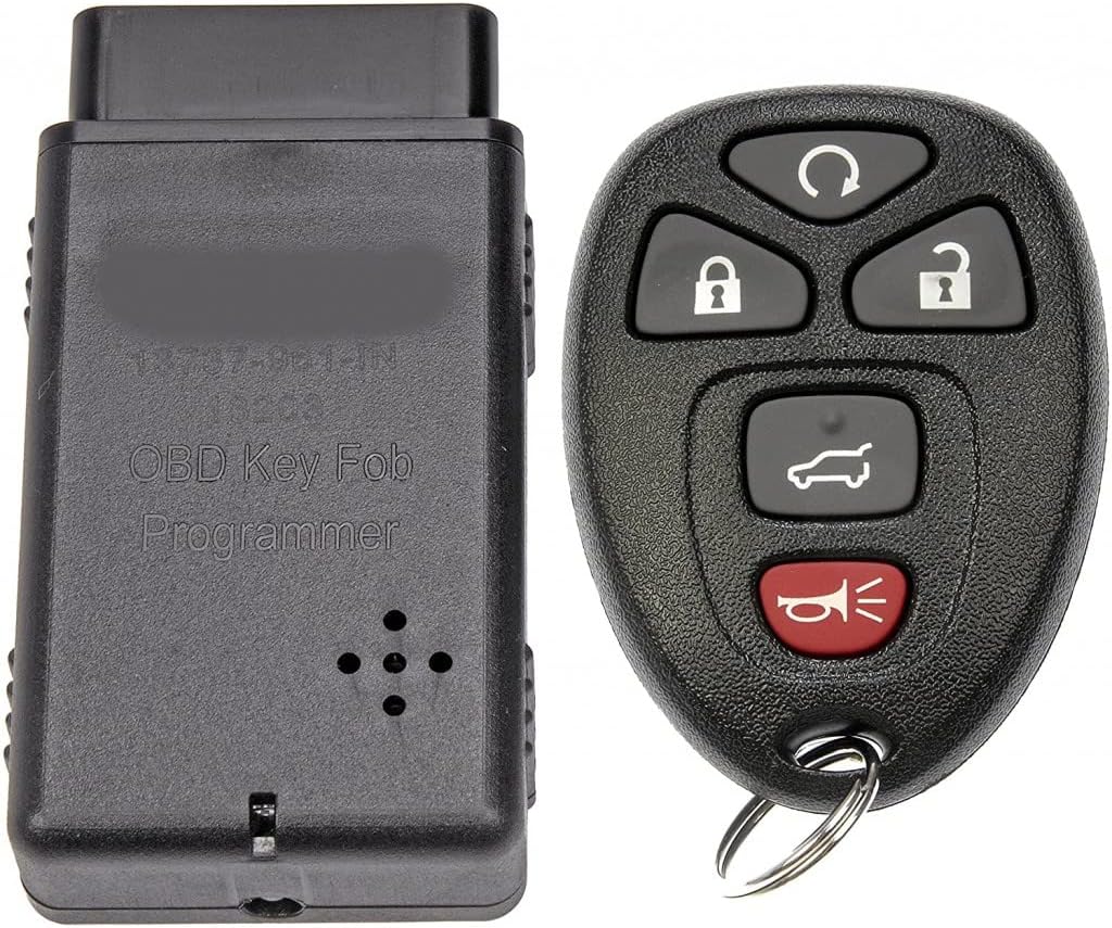KarParts360 for Cadillac Escalade EXT 2011 2012 2013 Keyless Remote | with Batteries | 5-Button | Black | Standard Grade | Replacement for 15913415, 20869053