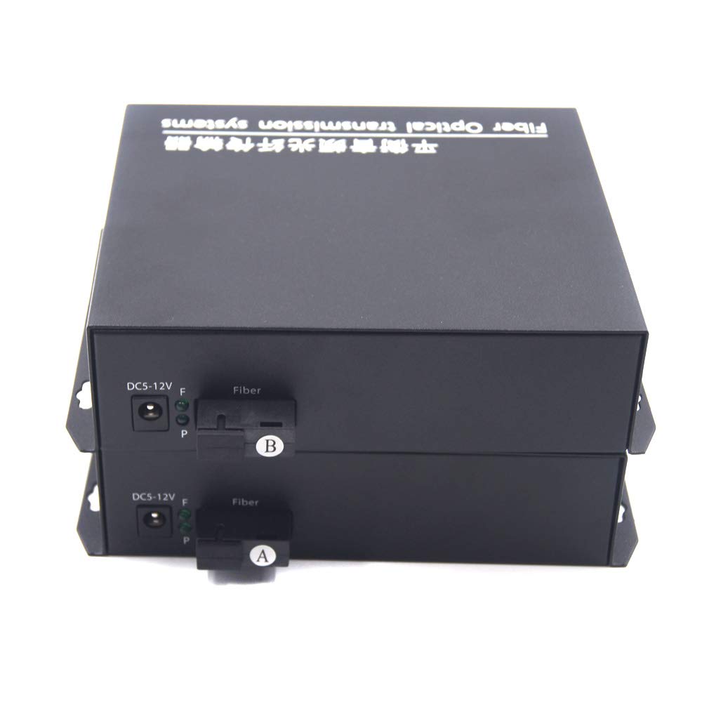 4 x 3Pin XLR Balanced Audio Over Fiber Optic Extenders | Broadcast Quality | Optical SC Fiber Converters, Single Mode 20Km(12.4mi) and Multimode 500m (0.31Mi)- 1 TX and 1 RX Kit